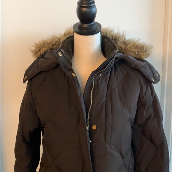 Lands' End Jackets & Blazers - Lands’ End Brown Puffy Coat